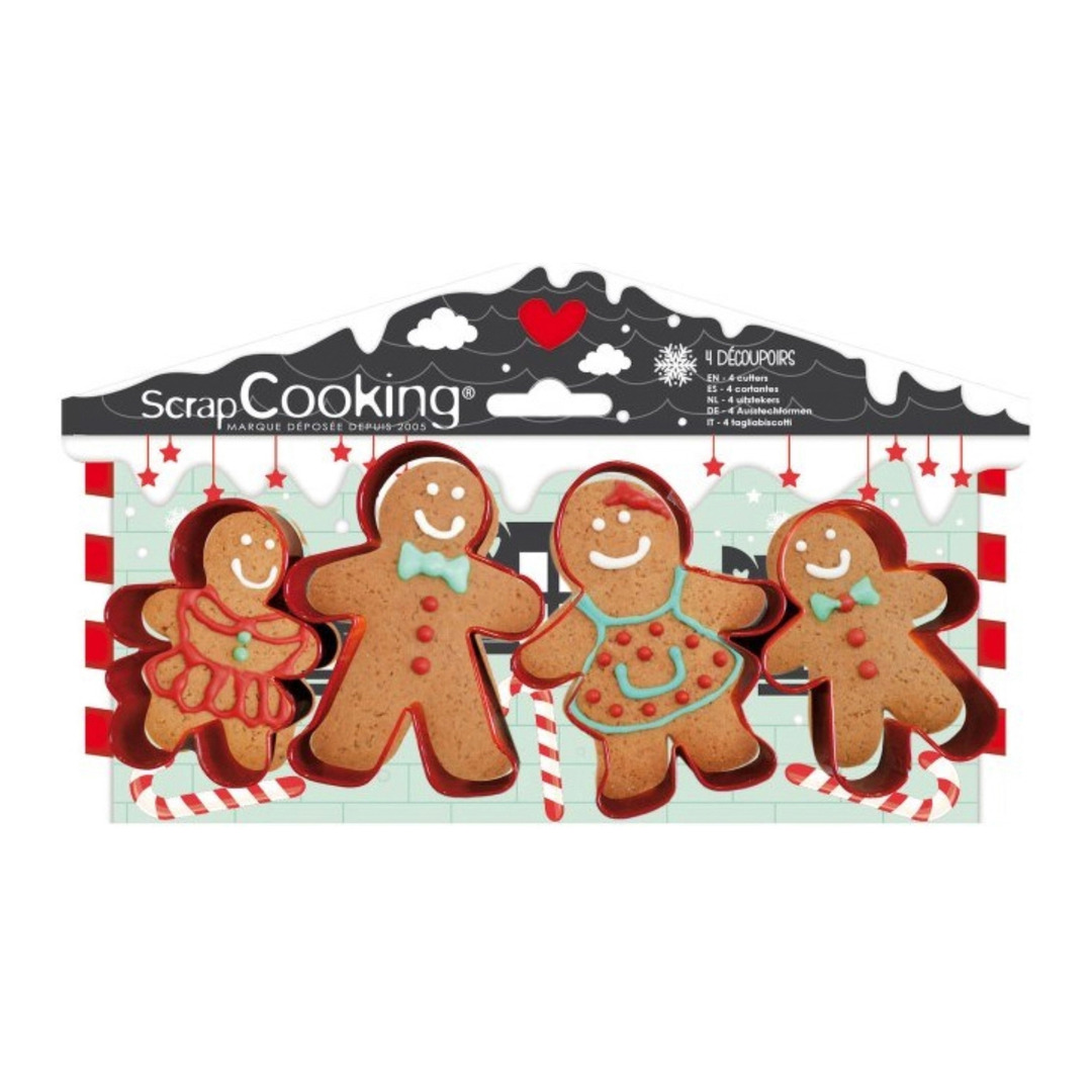 set di formine tagliapasta Cookies