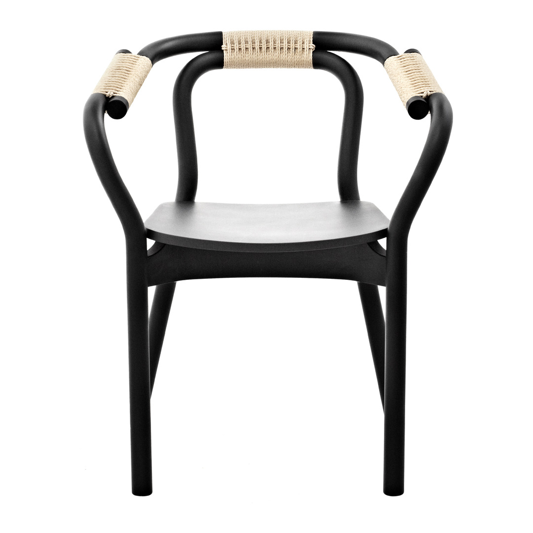 chaise à accoudoirs KNOT