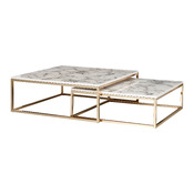 Set di tavolini 2 pezzi Marmor