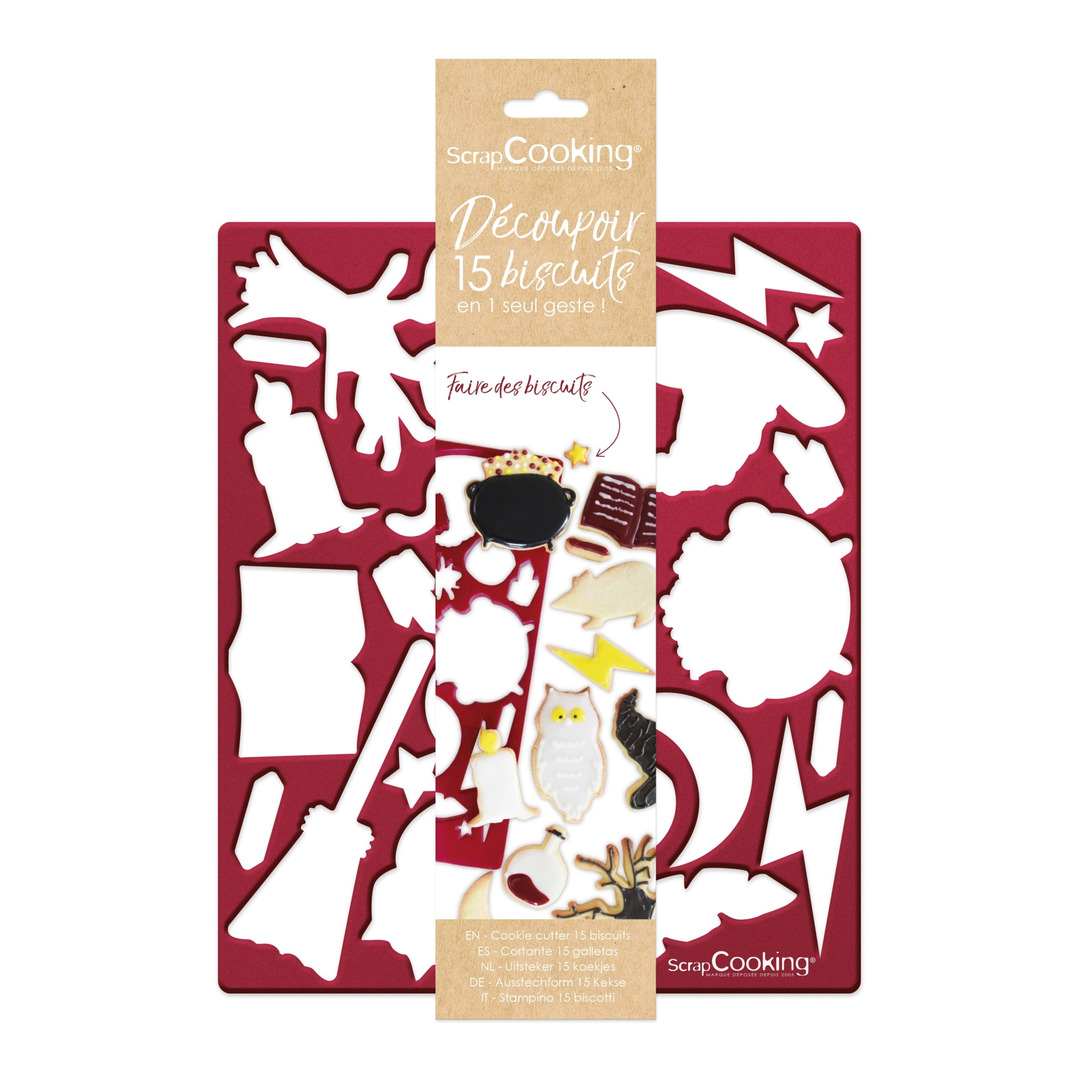 set di formine tagliapasta Cookies