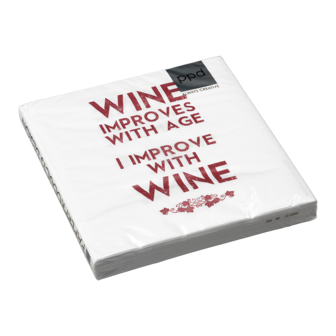 tovagliolo di carta Wine Improves