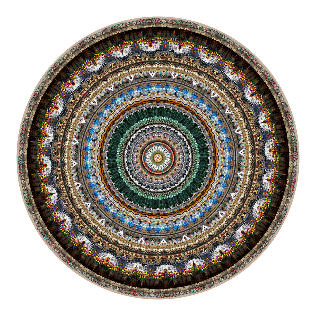 tapis tufté/tissé URBAN MANDALE