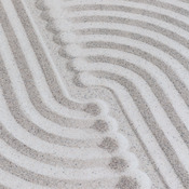 Kurzflorteppich Sand