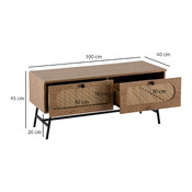 lowboard Eiche Dekor