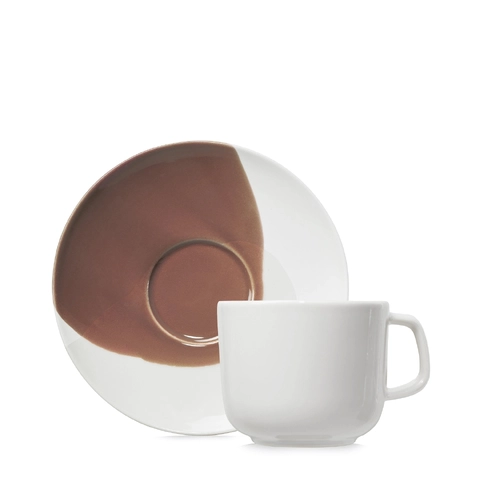tazzina da espresso con piattino Confluence