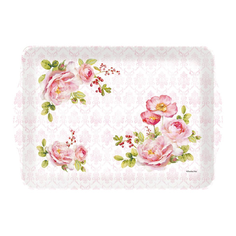 Serviertablett Floral