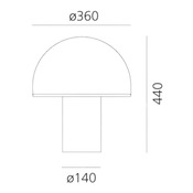 lampe de table ONFALE
