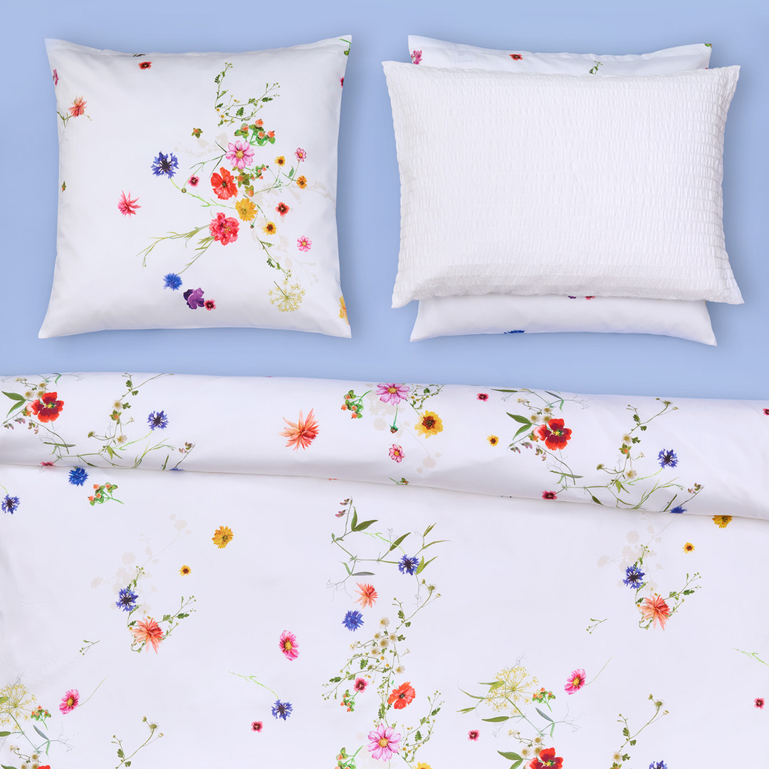 housse de duvet FLEURS VOLANTES