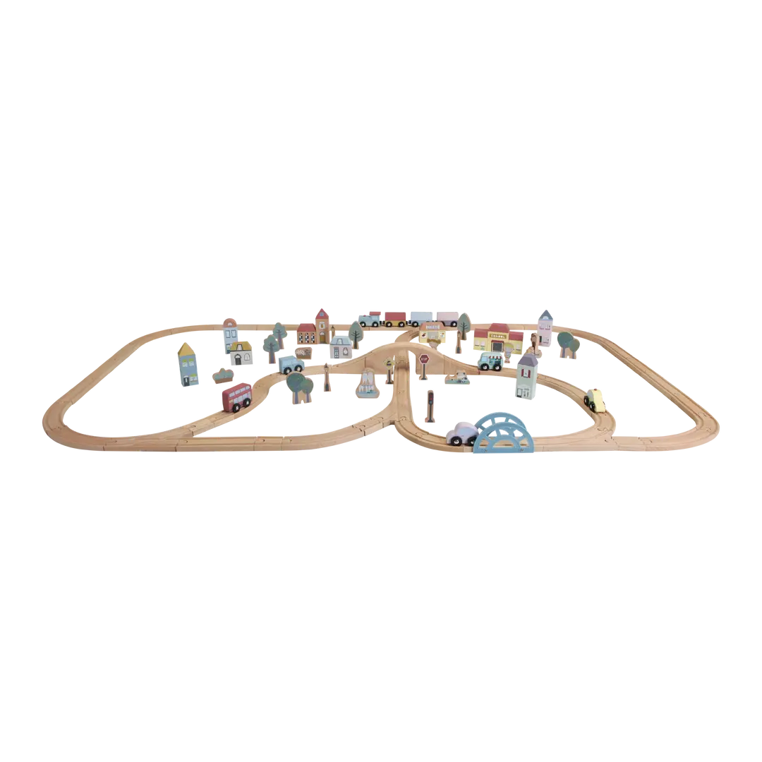 Holzspielzeug Railway Train Set