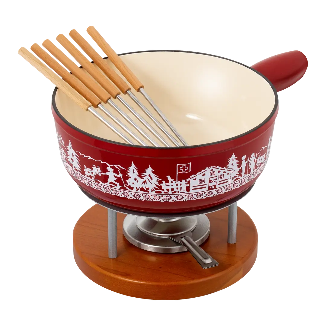 Fondue-Set Alpweide