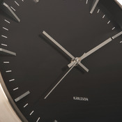 Wanduhr Raised Batons