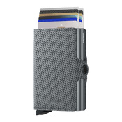 tracolla in tessuto Twinwallet-Carbon