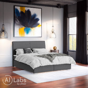 lit boxspring Lenno