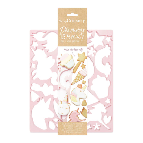 set di formine tagliapasta Cookies