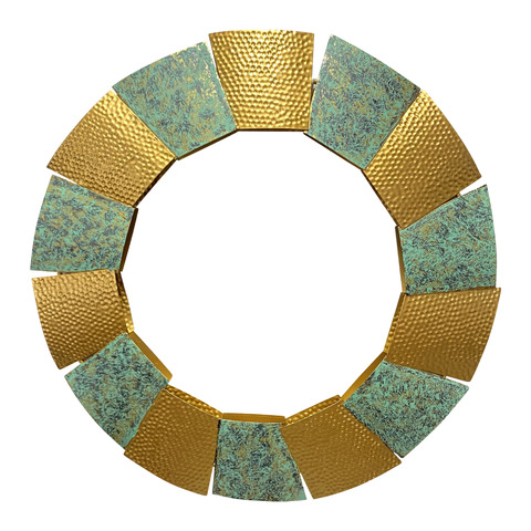miroir mural Metall