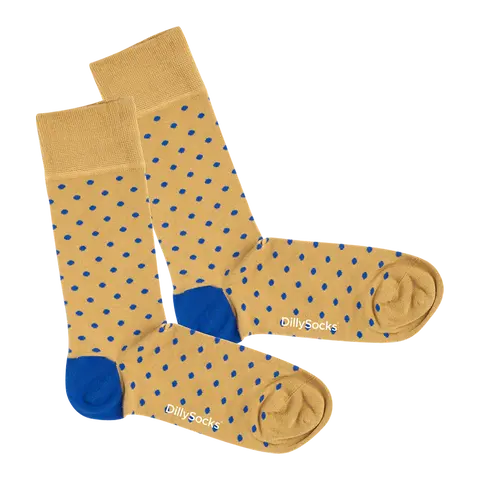 calzini Tiny Indigo Dots