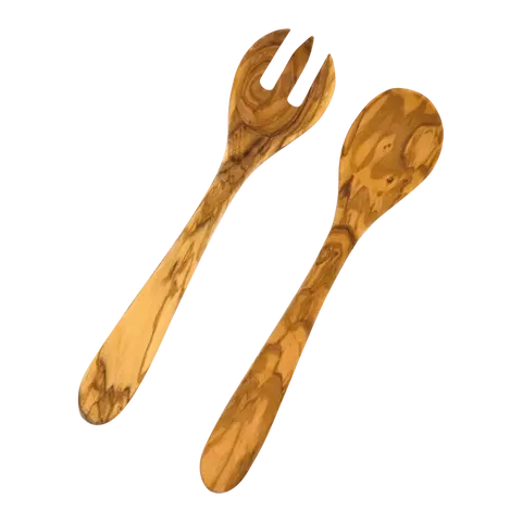 couverts à salade Olive Wood