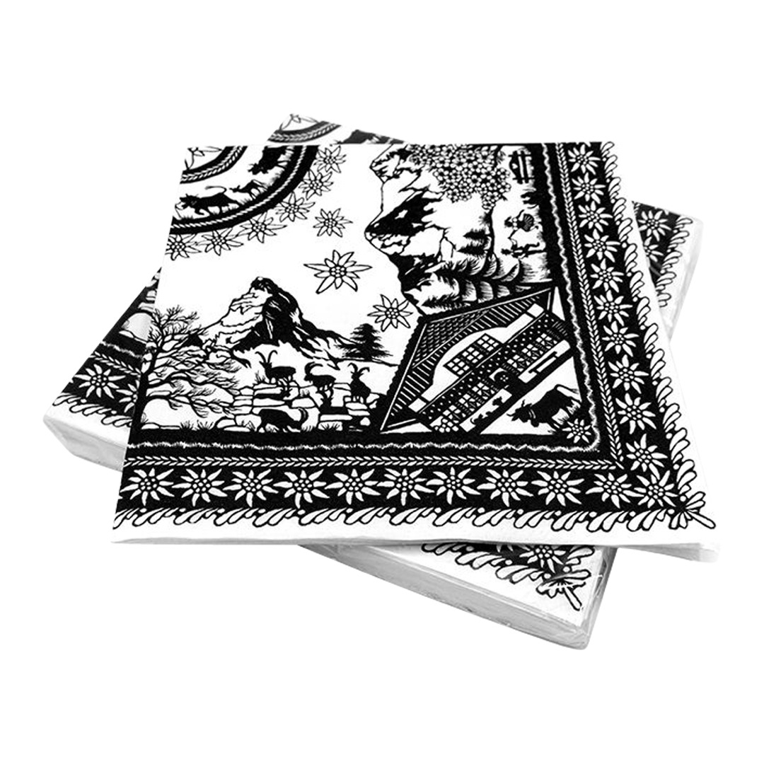 serviettes en papier SWISS TRADITION
