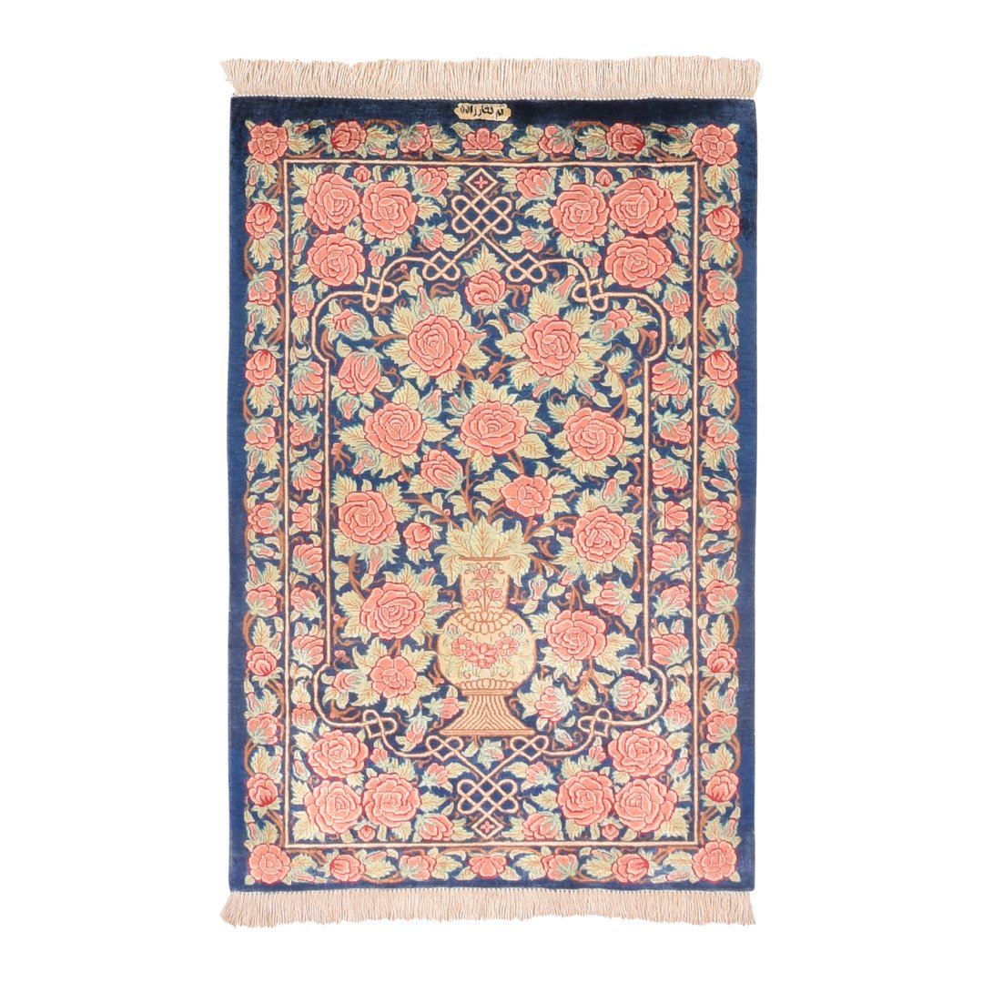 tapis persan Ghom Seide