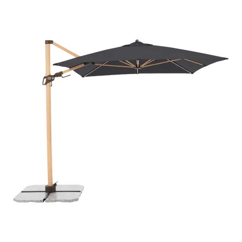 parasol à bras articulé Alu Wood Ultra