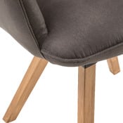 chaise à accoudoirs TORTILLA