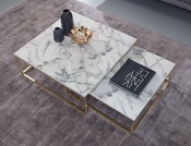 Set di tavolini 2 pezzi Marmor