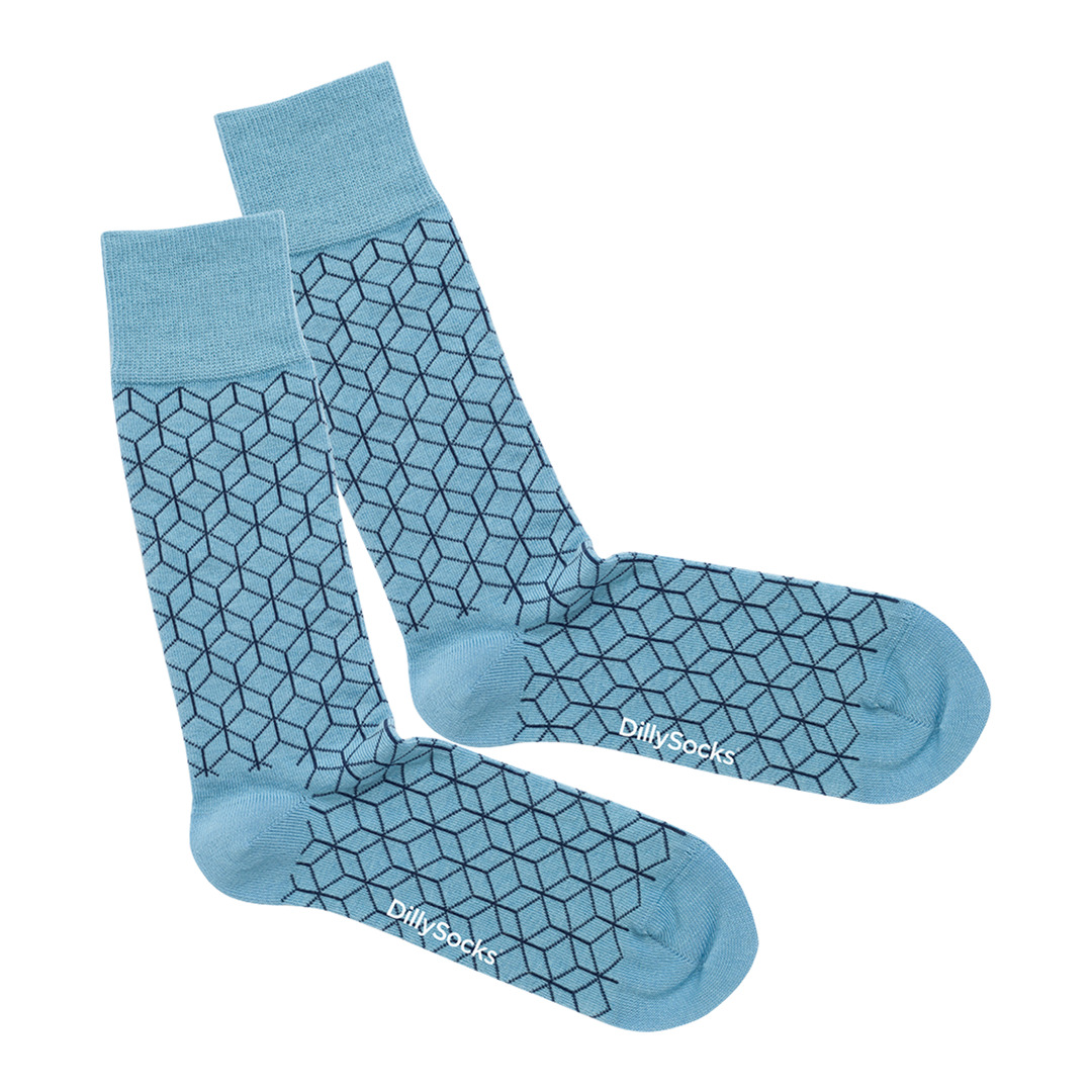 Socken Lightblue Lining