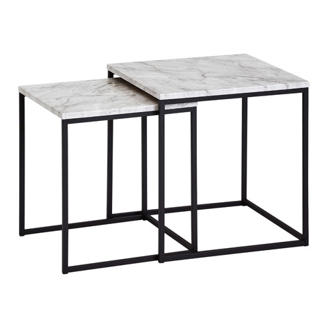 Set di tavolini 2 pezzi Marmor