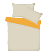 Bettwäschegarnitur Uni Satin DF