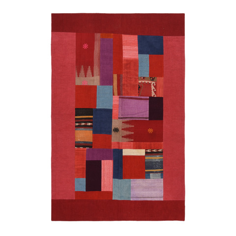 Kelimteppich Renkli Kilim Patchwork