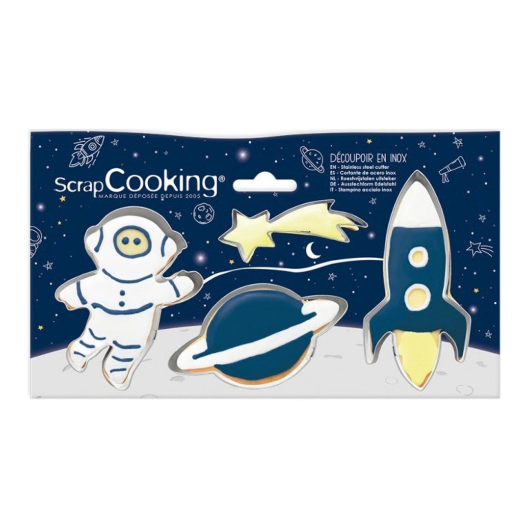 set di formine tagliapasta Cookies