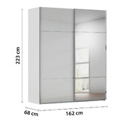 armadio ad ante scorrevoli Covalo-Glas