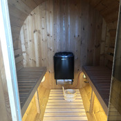 sauna en tonneau Thermo Pinie 4