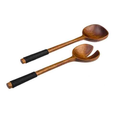 couverts à salade WOOD