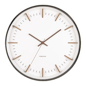 Wanduhr Raised Batons