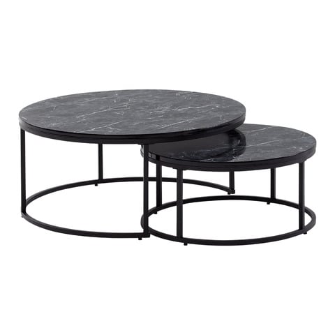 Set di tavolini 2 pezzi Marmor