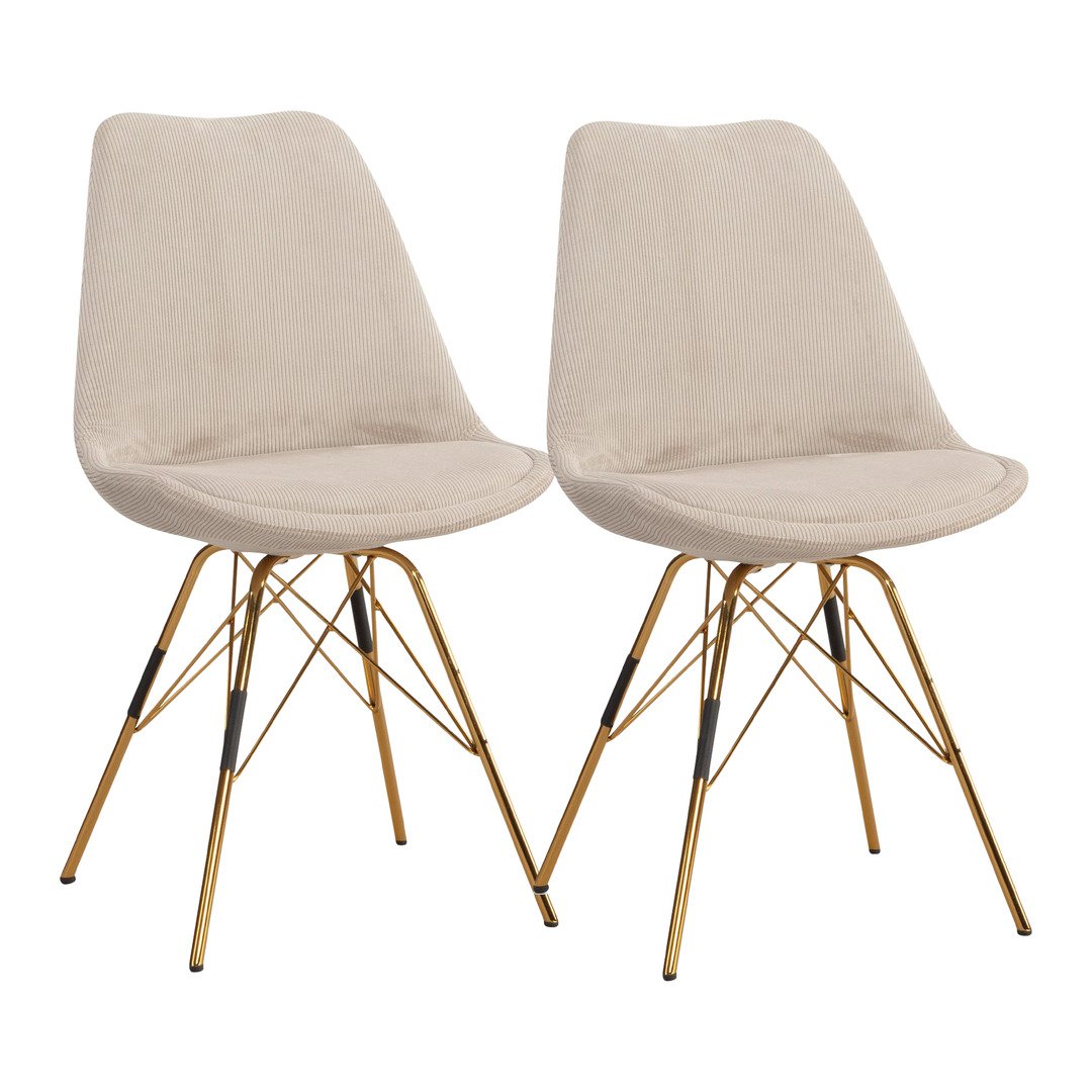 chaise de salle à manger Beige