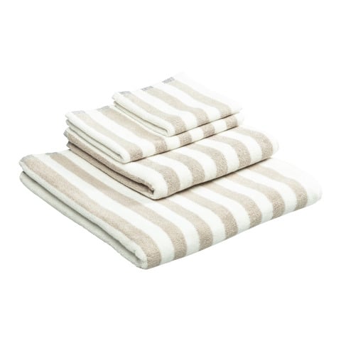 asciugamano ospite Stripe Doubleface