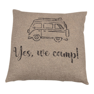 Zierkissenhülle Camping