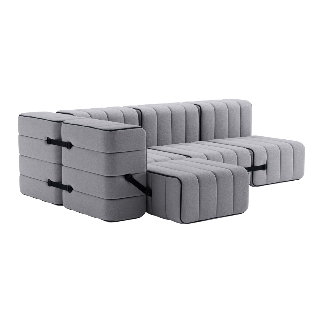 divano ad angolo Curt Jet