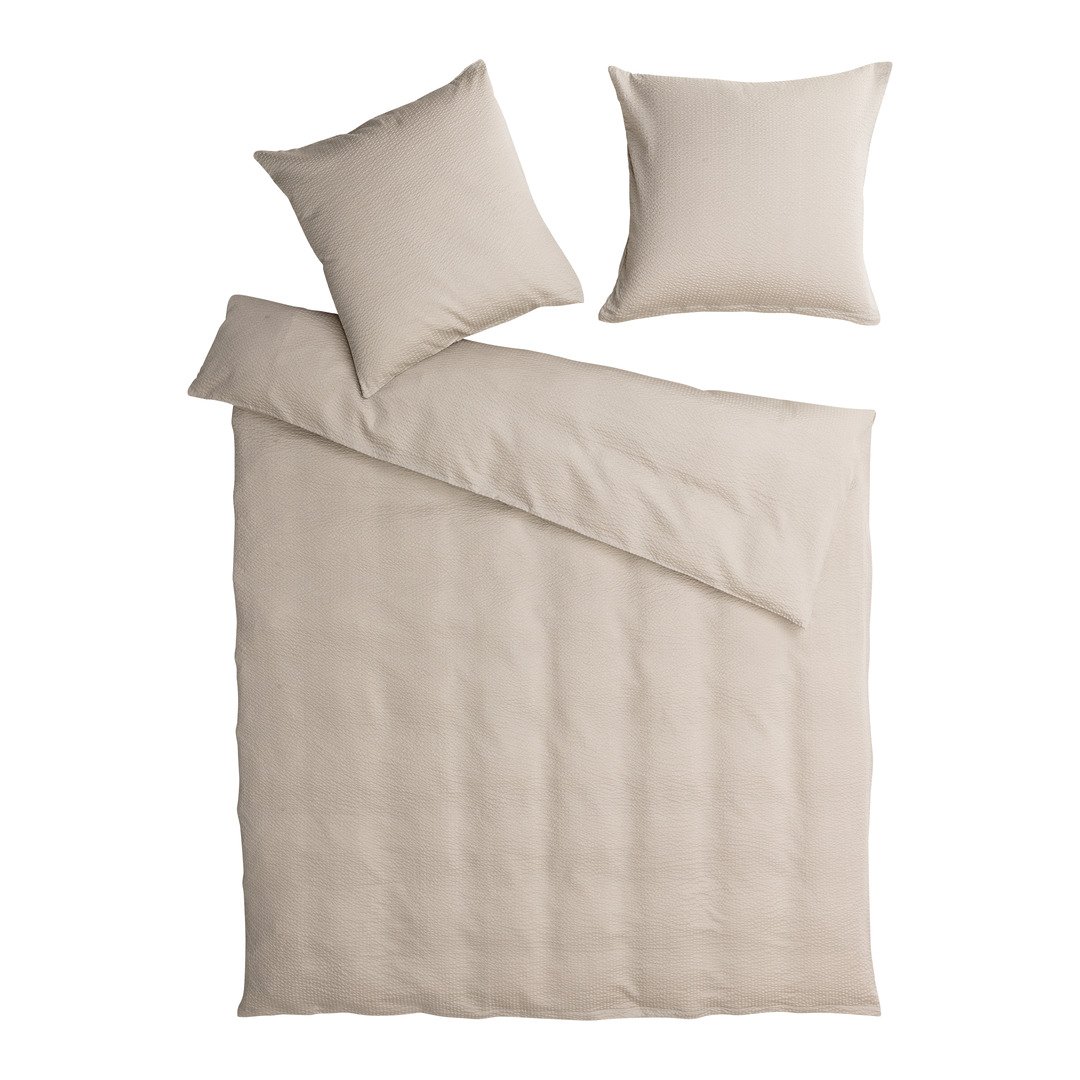 housse de duvet SATIN-SEERSUCKER