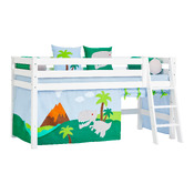 Letto mezzo-alto rete a doghe HS-Luxury