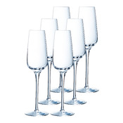 set di 2 bicchieri da spumante Sublym