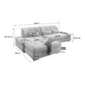 Ecksofa Dalida