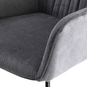 sedia con braccioli Lucas-Cord