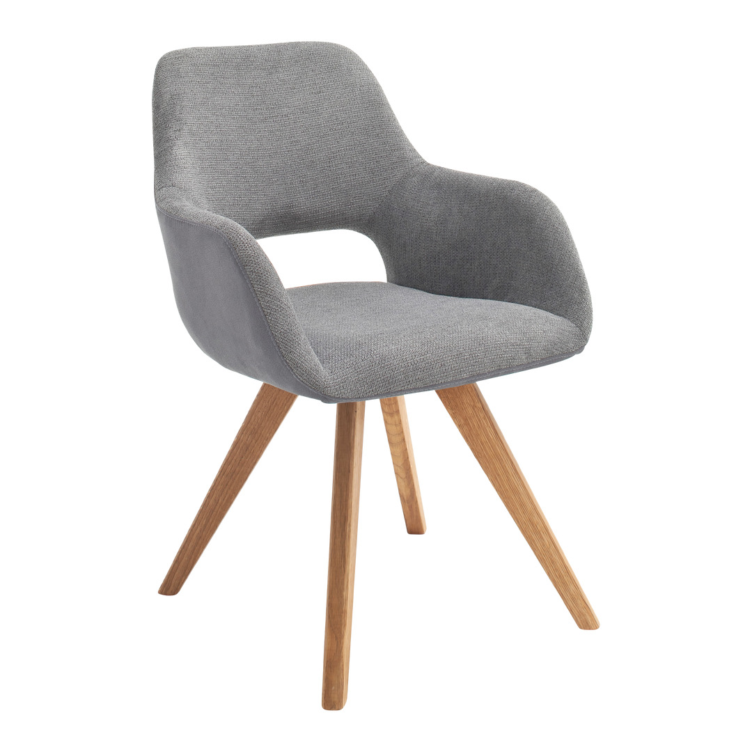 chaise à accoudoirs Asella