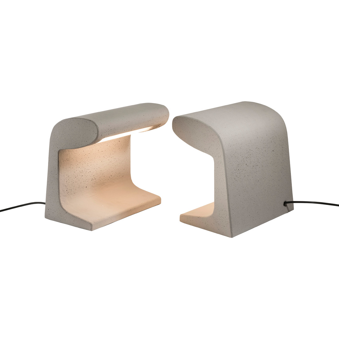 Tischleuchte Borne Béton Petite
