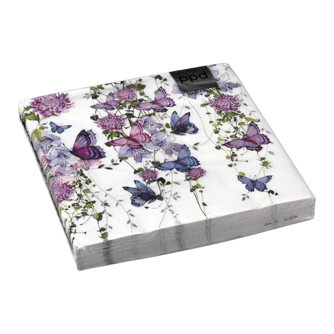 Papierserviette Butterfly Splash