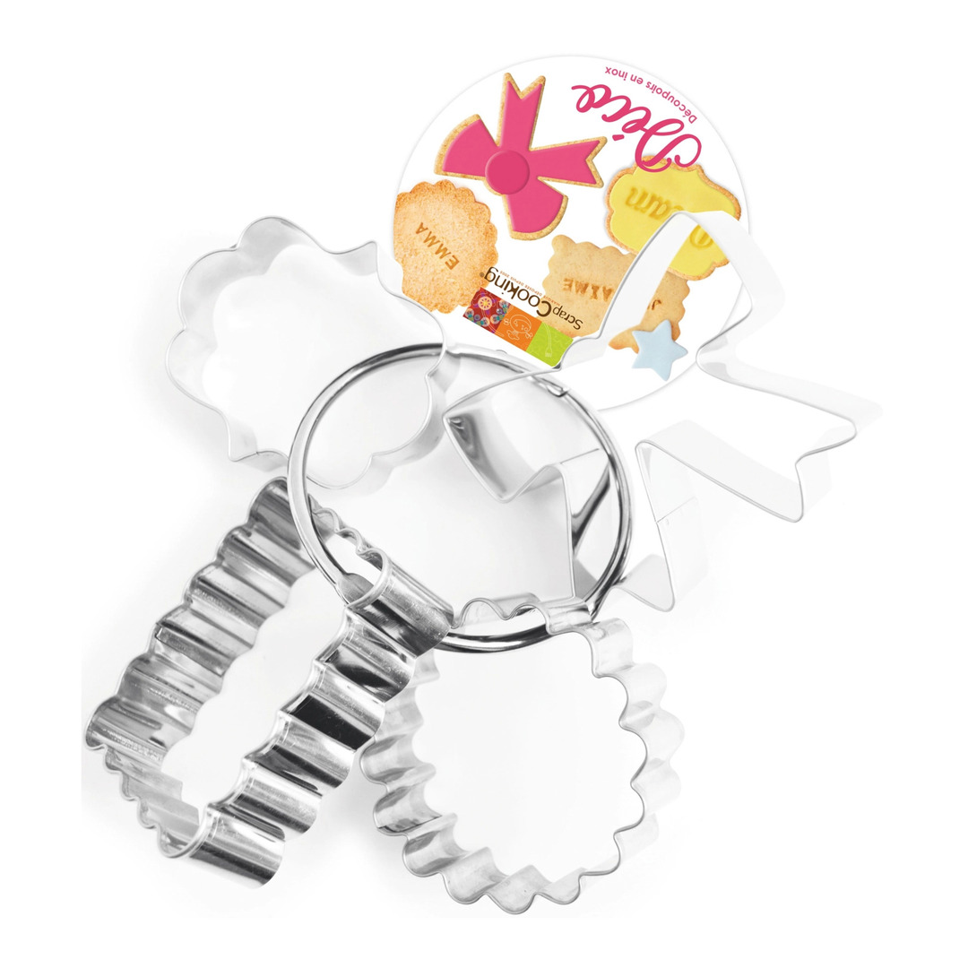 set di formine tagliapasta Cookies
