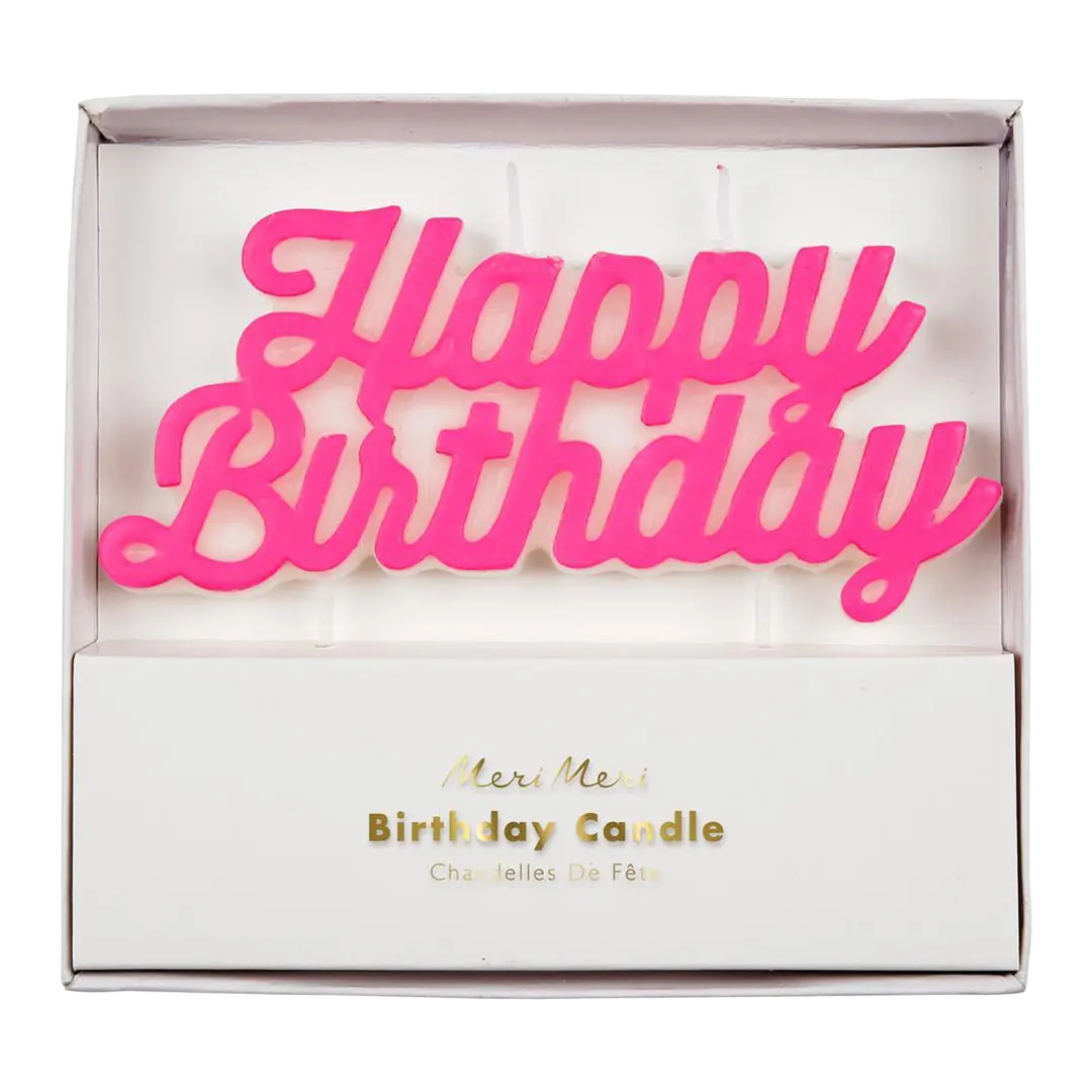 bougies d’anniversaire PARTY